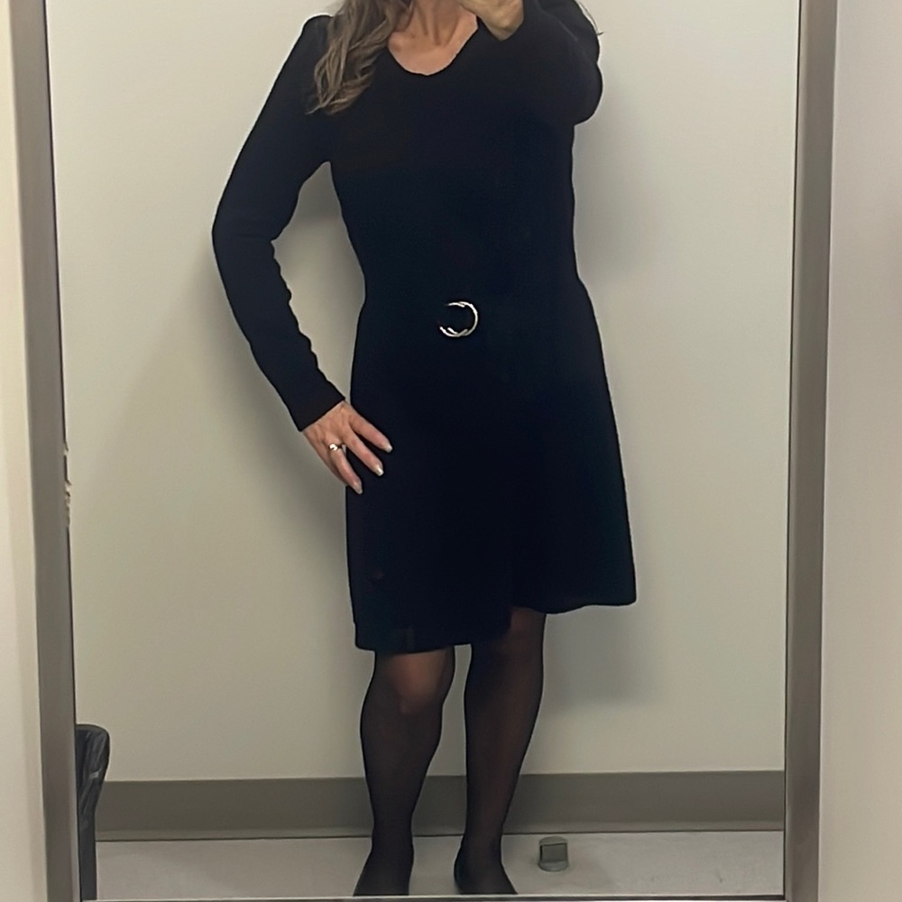 Cozy sweater dress